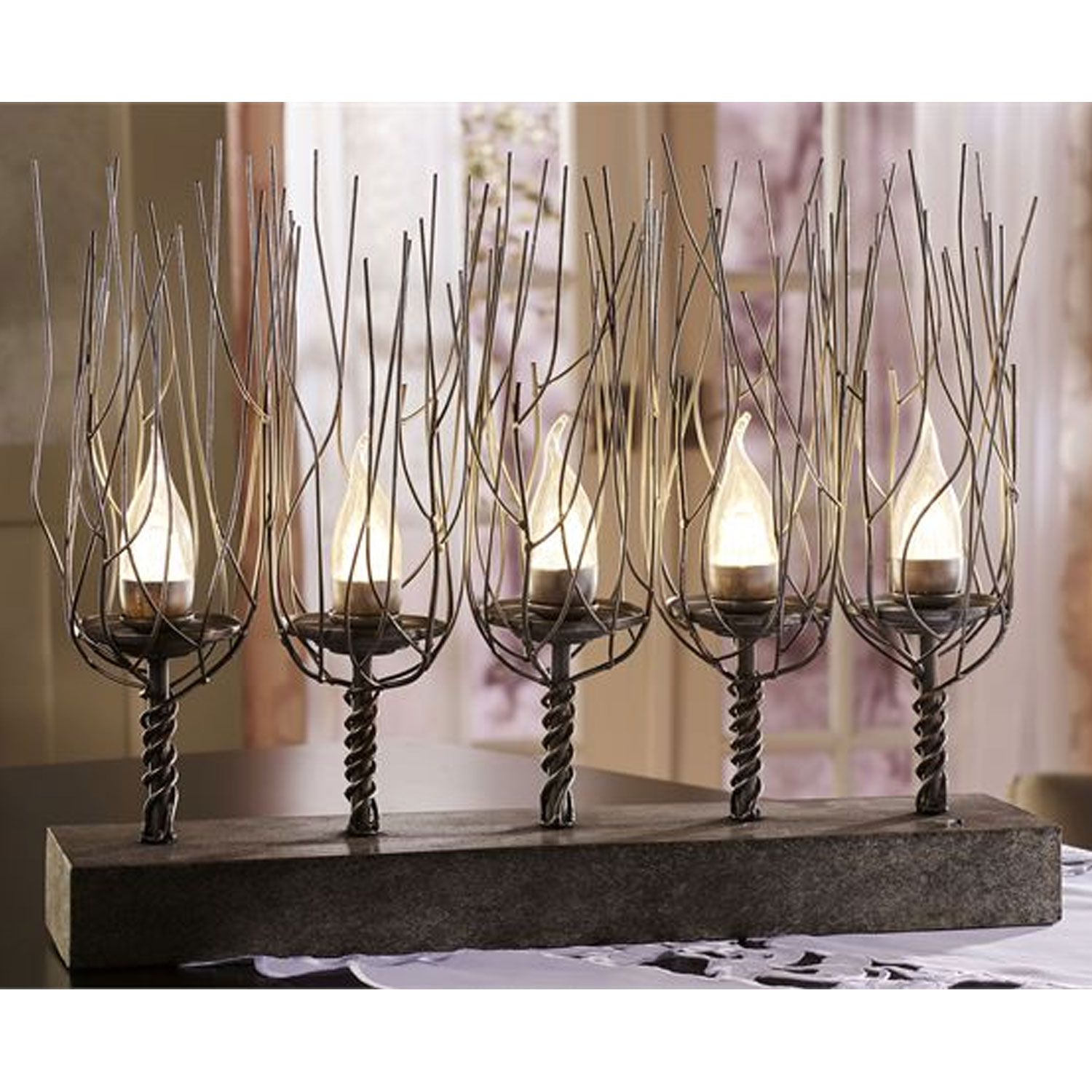 Giftcraft 086221 Led Iron DÉcor Light Fixture Hope Home Lamps