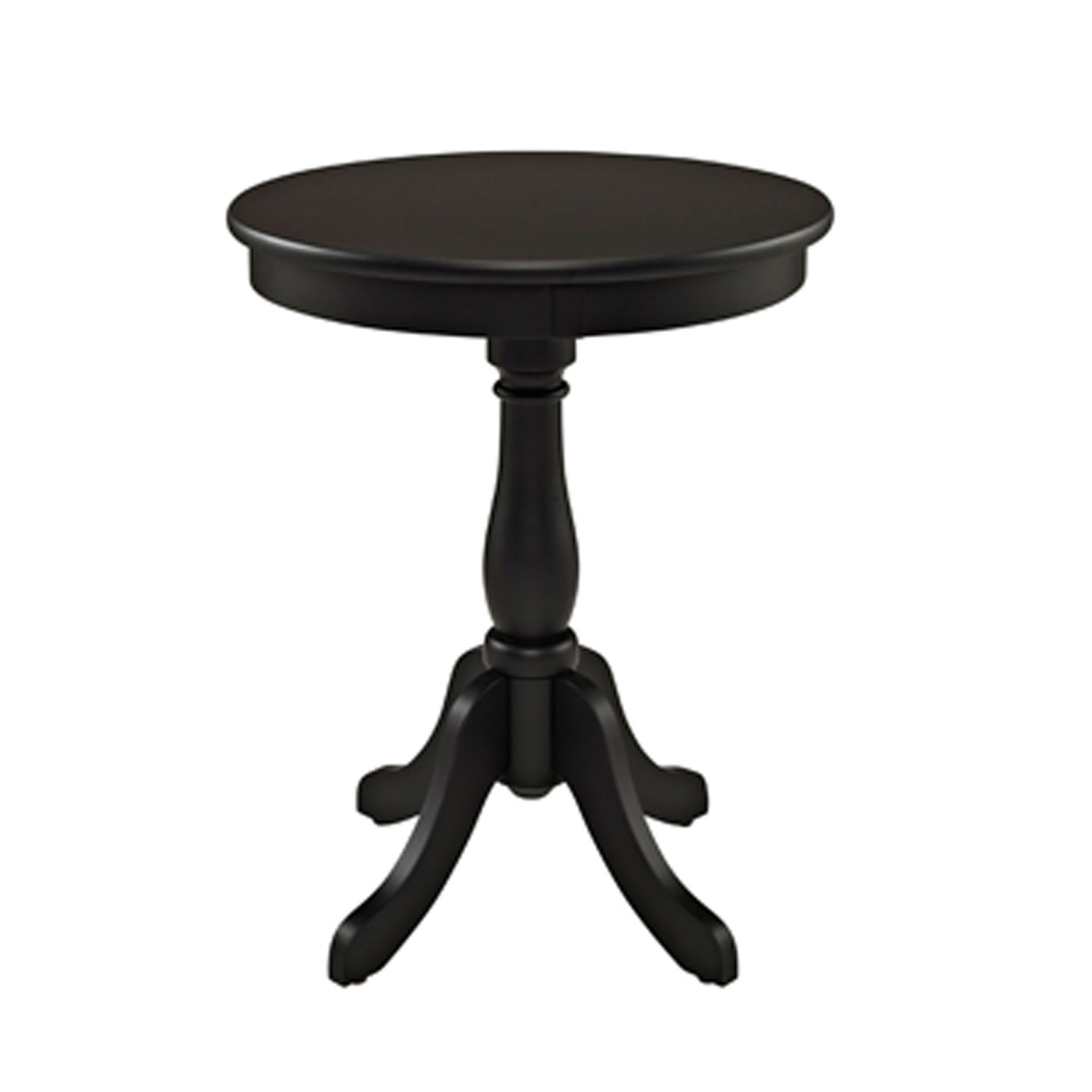 Powell 271 353 Palmetto Black Accent, Round Black End Tables